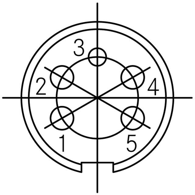 C091 11H005 000 2 Amphenol Tuchel Industrial  Alloggiamenti per connettori circolari